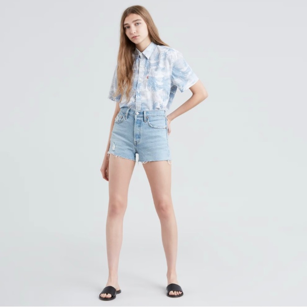 501 HIGH RISE WOMEN'S SHORTS - Size W27